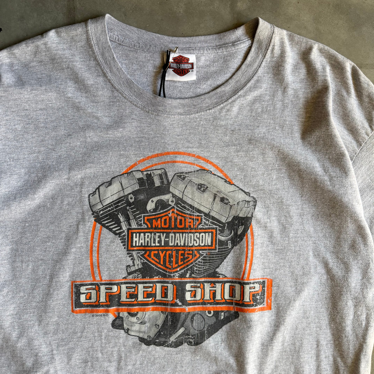 Harley Davidson Speed Shop Engine T Shirt