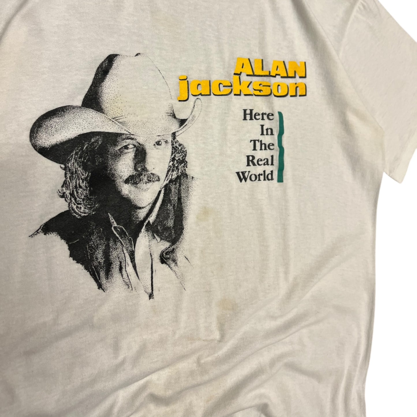 Vintage Alan Jackson ‘Here In The Real World’ Tee