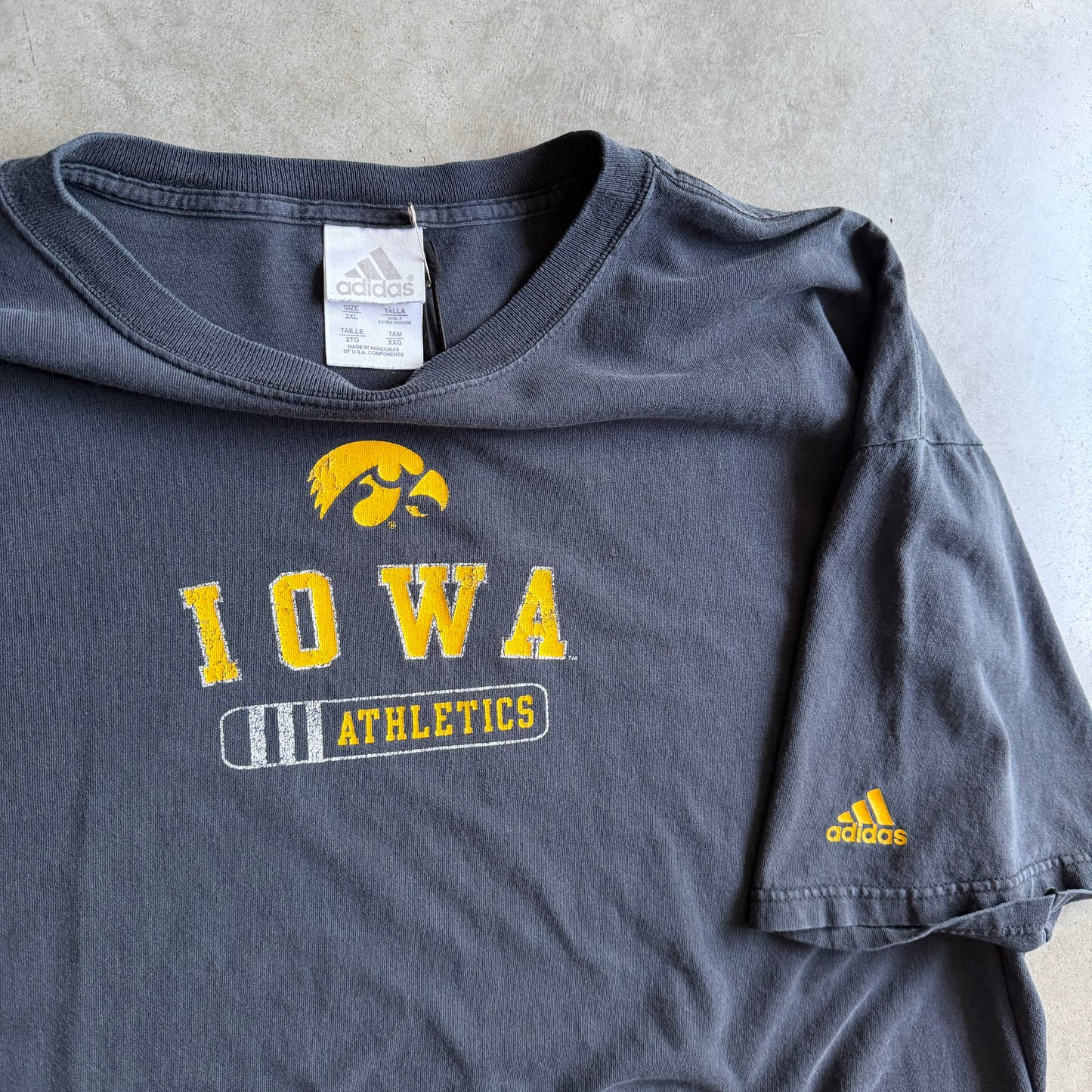 Vintage Adidas Iowa Hawkeyes Athletics Tee