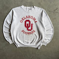 Vintage Oklahoma Sooners Spell-Out Gray Sweatshirt