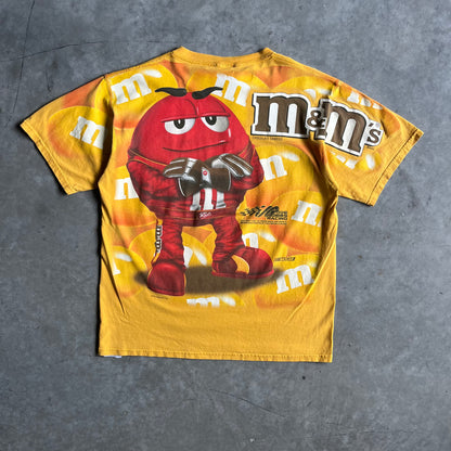 Y2K Kyle Busch NASCAR M&M’s AOP Yellow Tee