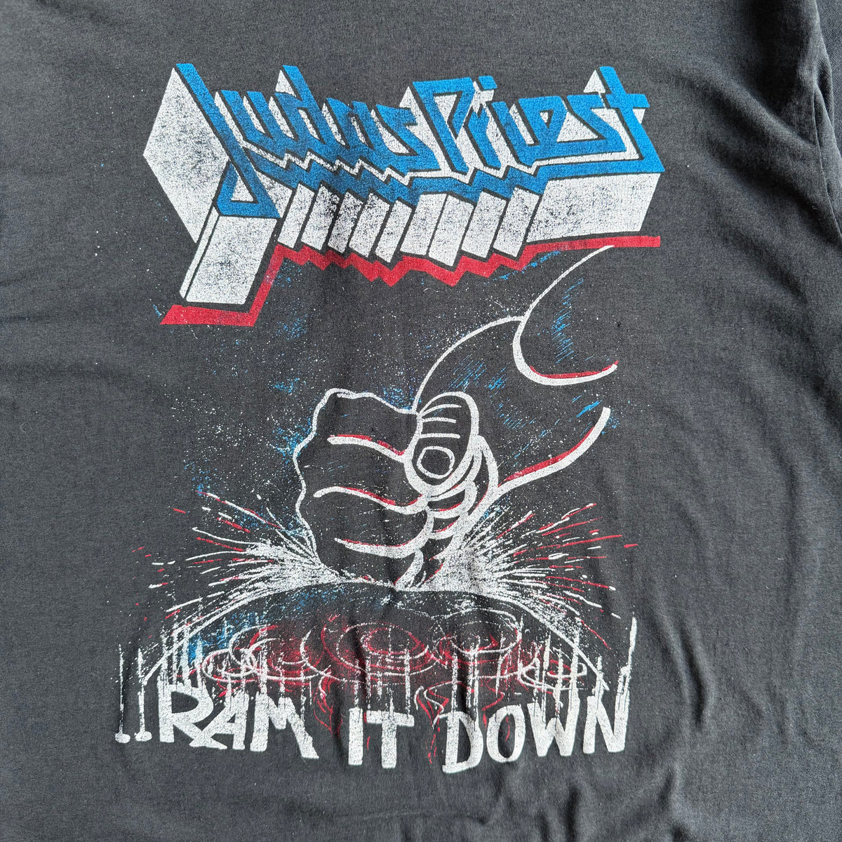 Vintage Judas Priest ‘Ram It Down’ European Tour 1988 T Shirt