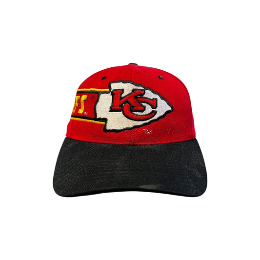 Vintage Drew Pearson Kansas City Chiefs Swirl Pinwheel SnapBack
