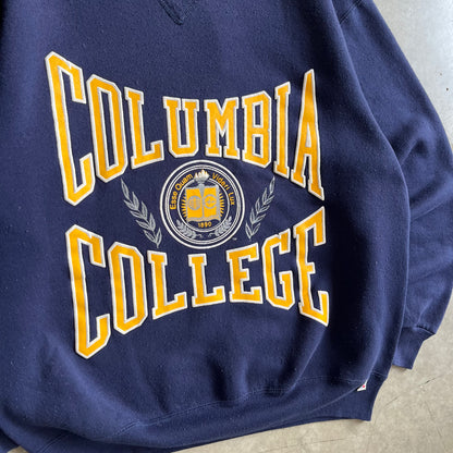 Vintage Russell Athletic Columbia College Crest Sweatshirt