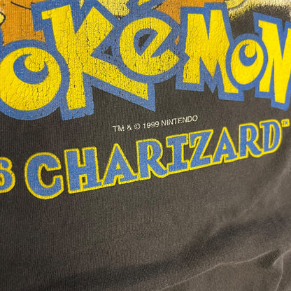 Vintage 1999 Nintendo Pokemon Charizard #06 T Shirt