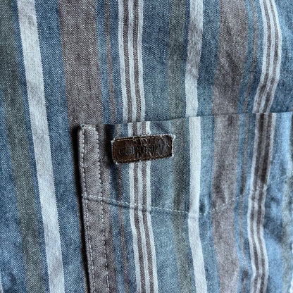 Carhartt Brown Striped Button Up Shirt