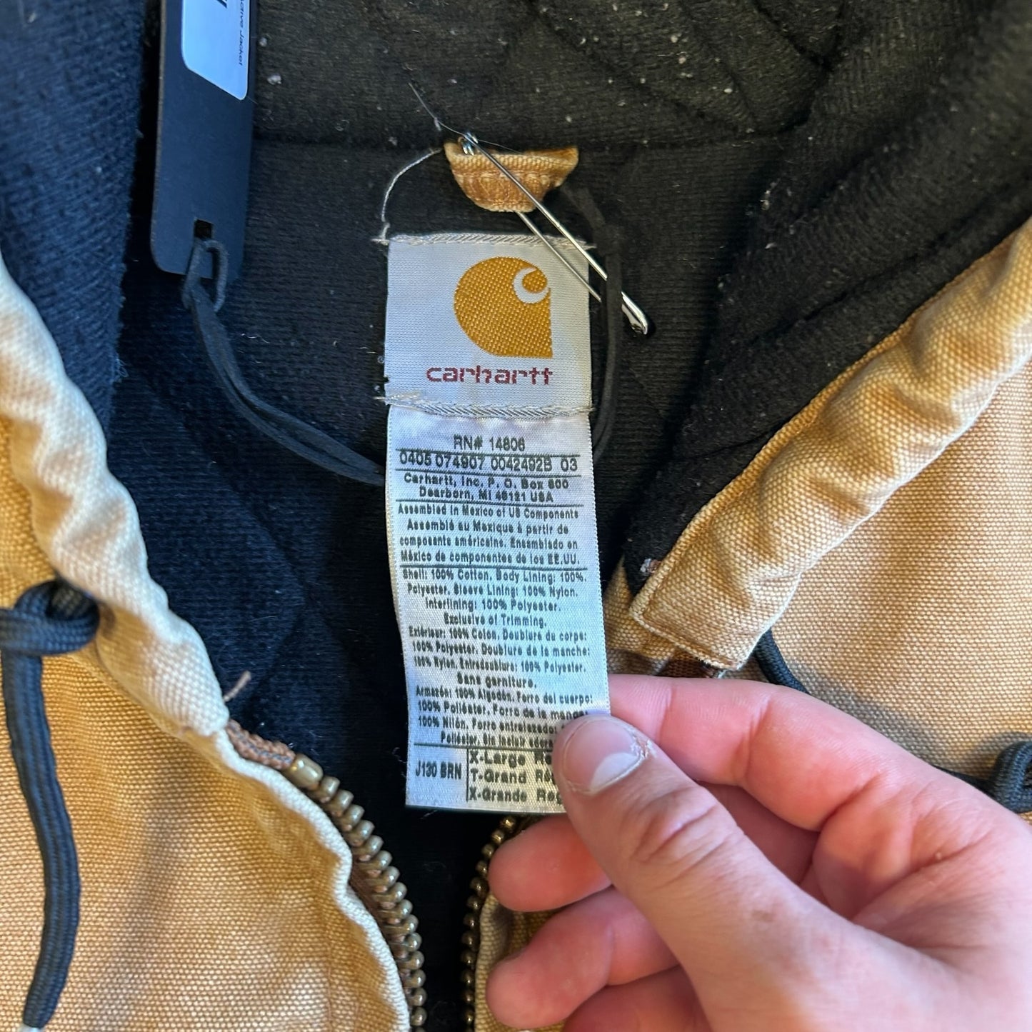 Carhartt ‘J130 CML’ Camel Tan Active Jacket