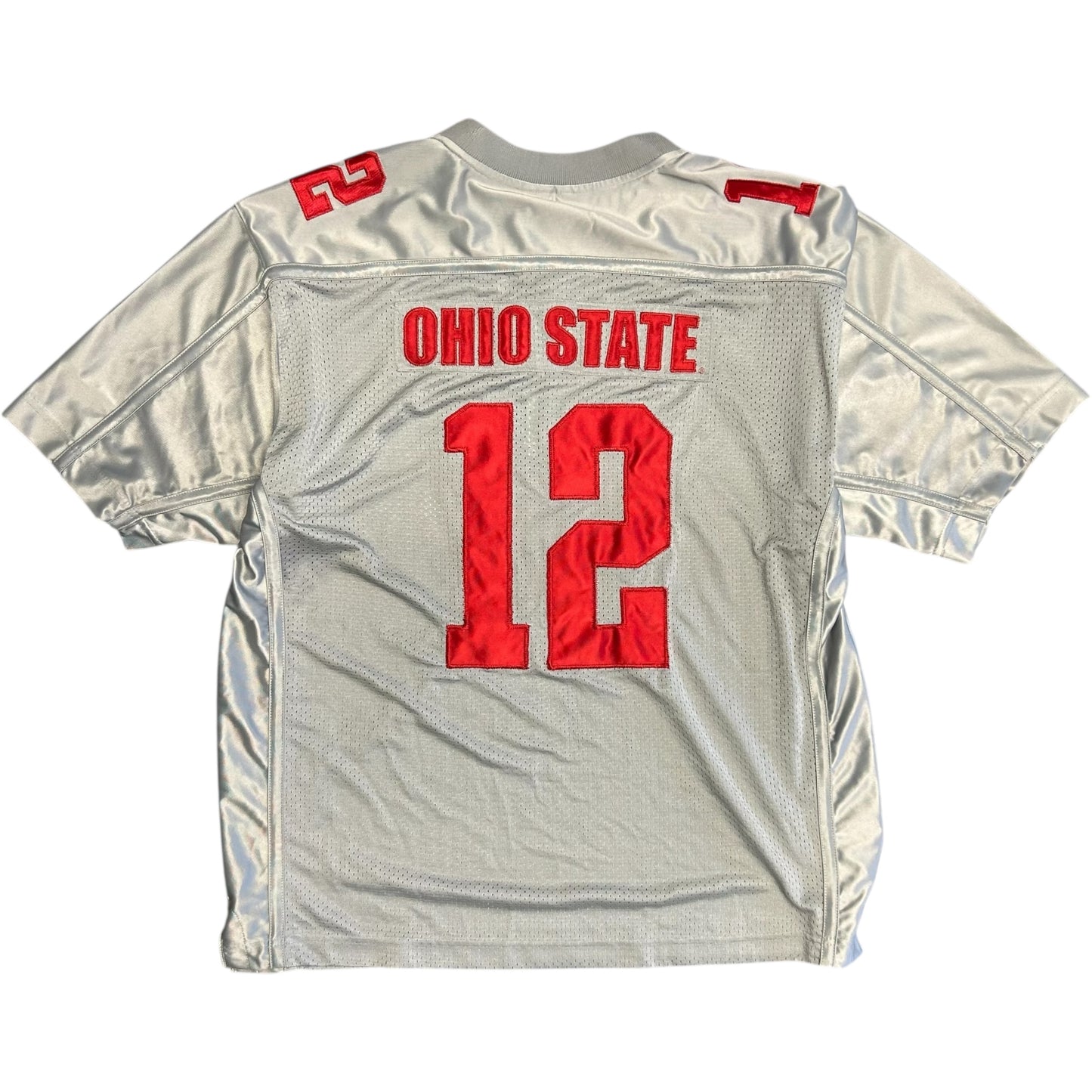 Y2K Ohio State Gray #12 Football Jersey