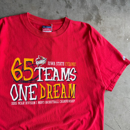 Y2K Iowa State Cyclones ‘65 Teams 1 Dream’ T Shirt