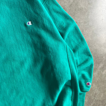 Vintage Champion Reverse Weave Teal Crewneck Sweatshirt