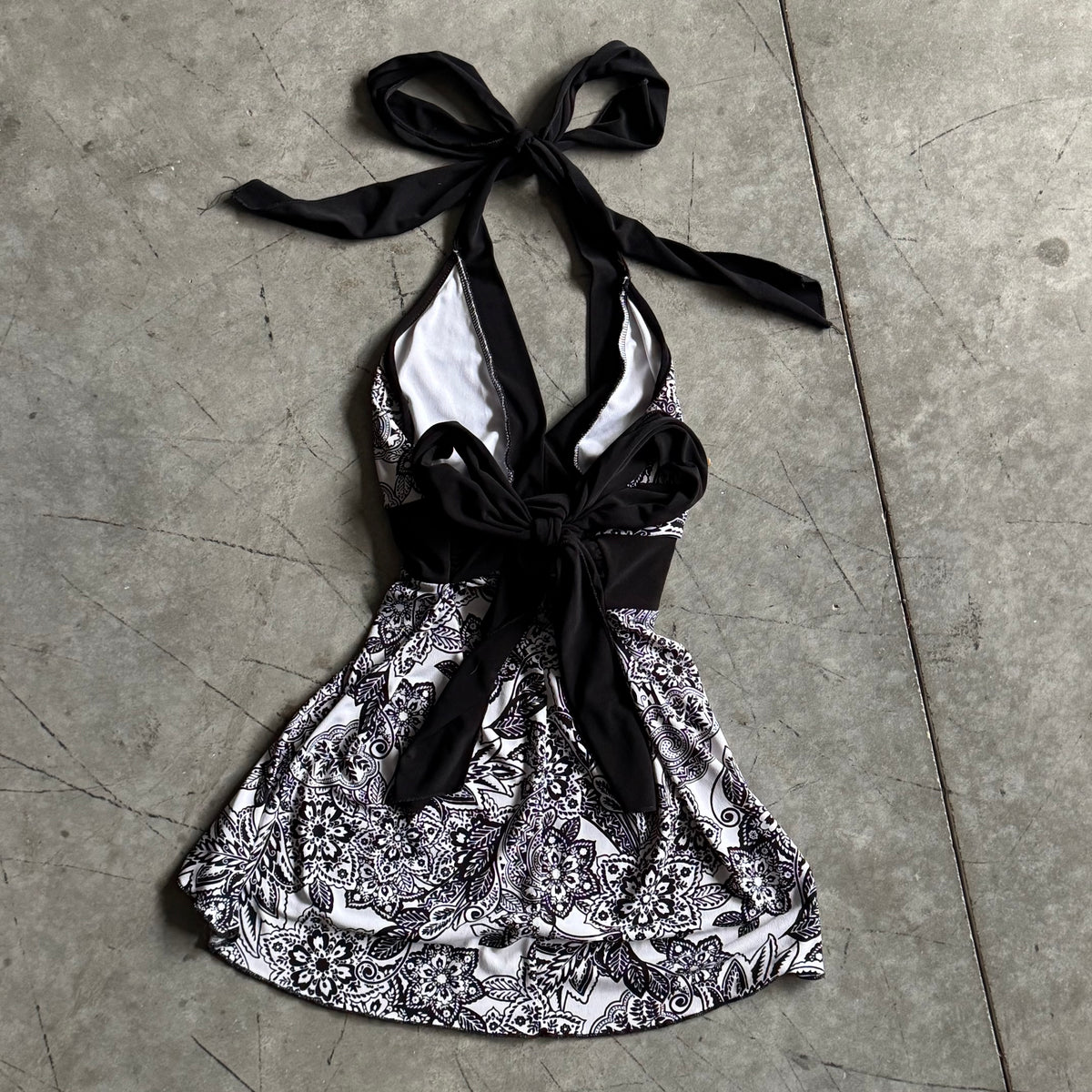 Women’s Y2K Vanity Halter Top Babydoll