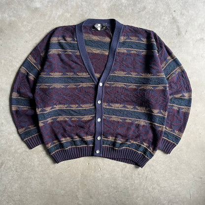 Vintage International Knit Cardigan Sweater