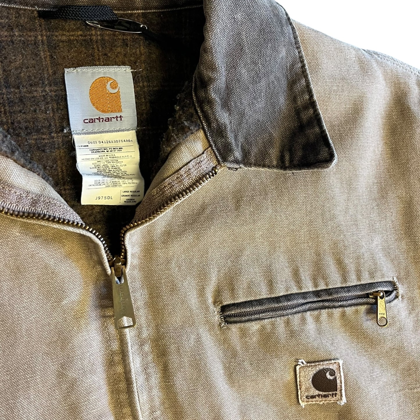 Carhartt ‘J97 SDL’ Saddle Brown Detroit Jacket