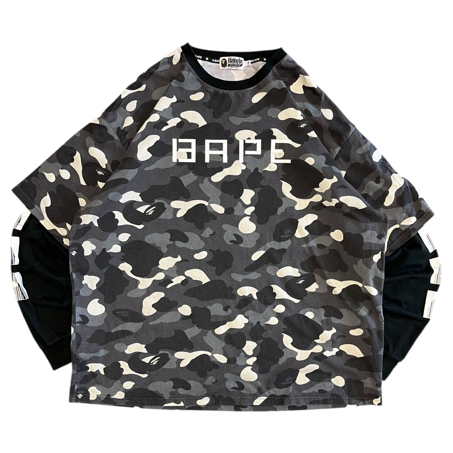 A Bathing Ape BAPE Space Camo 2 Layer T Shirt