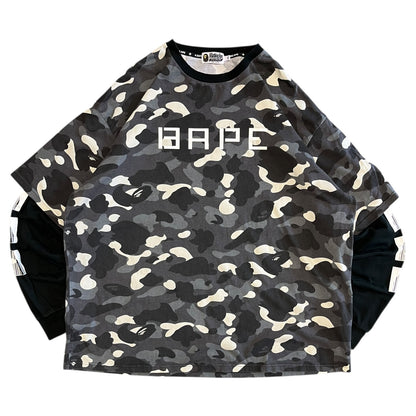 A Bathing Ape BAPE Space Camo 2 Layer T Shirt