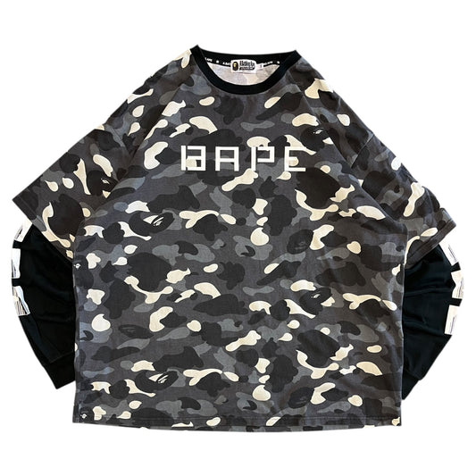A Bathing Ape BAPE Space Camo 2 Layer T Shirt