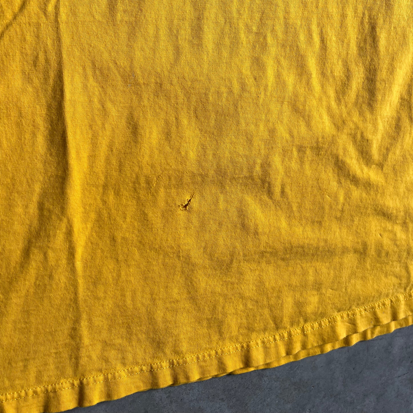 Vintage Iowa State Cyclones CyNado Spell-Out Yellow Tee