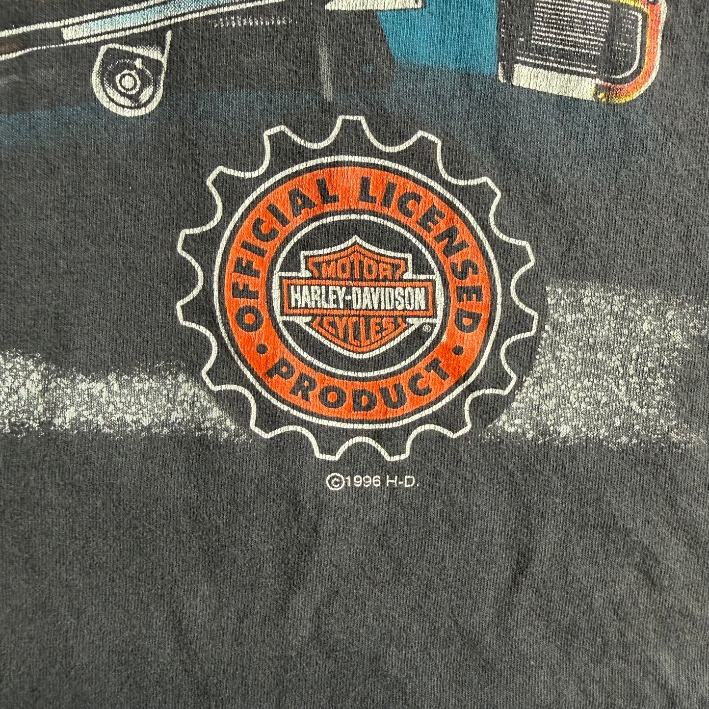 Vintage Harley Davidson ‘Nothing Sounds Like a Harley’ AOP T Shirt