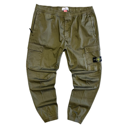 Stone Island Army Green Cargo Pants