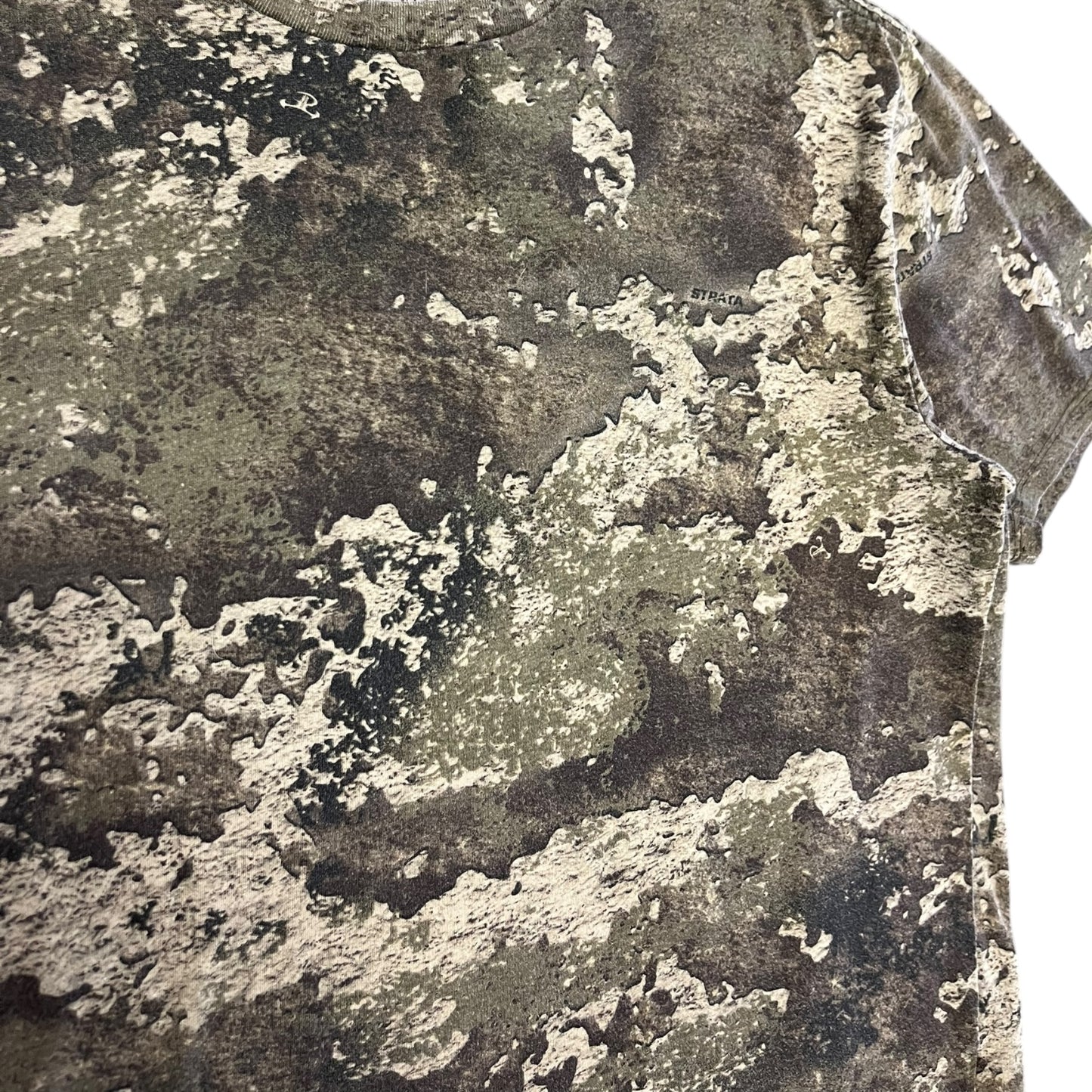 Y2K Red Head Strata Camo Tee