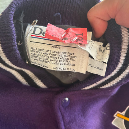 Vintage DeLong Anaheim Mighty Ducks Varsity Jacket