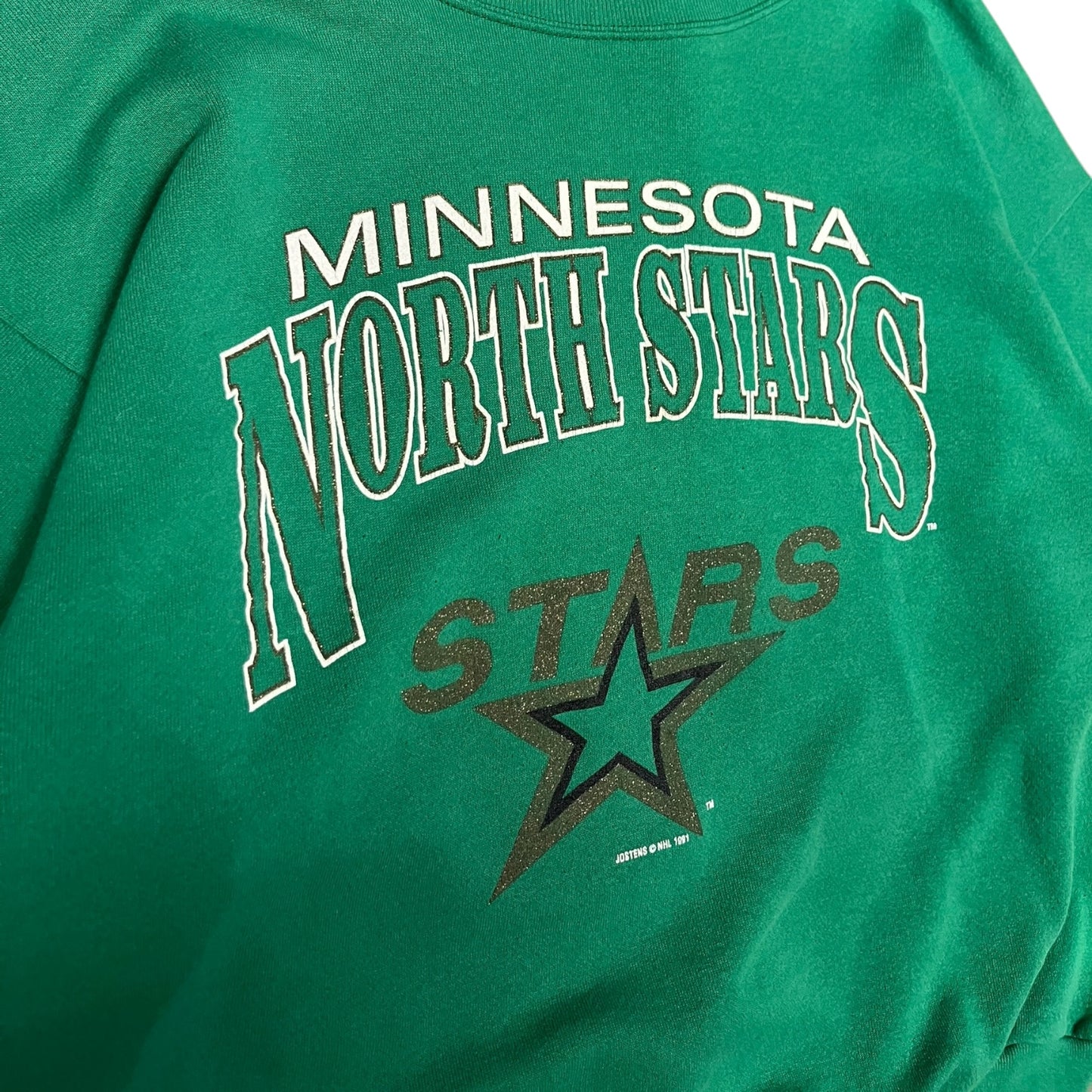 Vintage NHL Minnesota North Stars Green Sweatshirt
