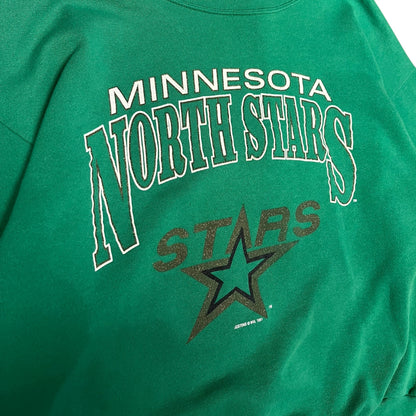 Vintage NHL Minnesota North Stars Green Sweatshirt