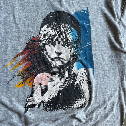Vintage 80s Les Misérables Survivor Girl Tee