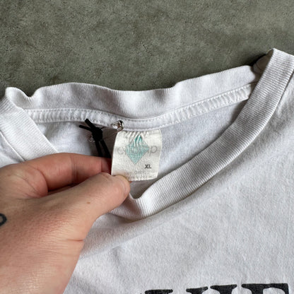 Vintage “Rockies” Spell-Out White Tee