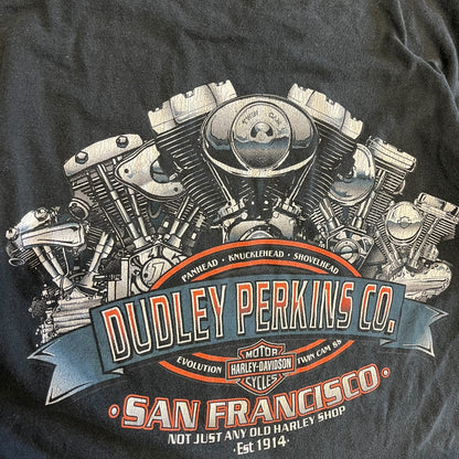 Y2K 2003 Harley Davidson Engine Tee
