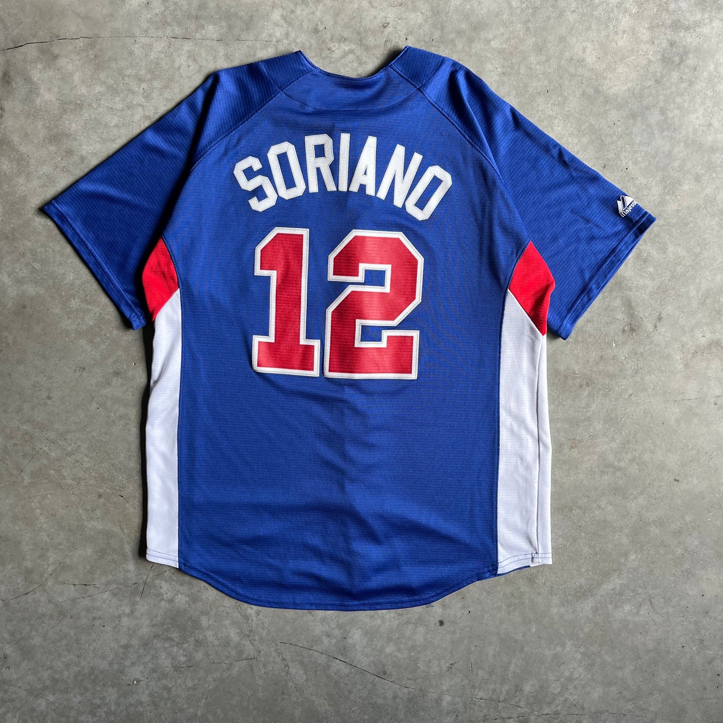Chicago Cubs Majestic Baseball Jersey #12 Soriano