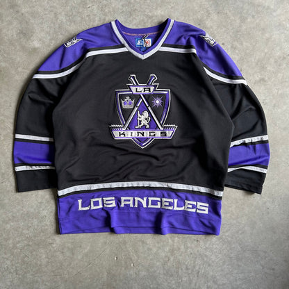 Vintage Starter LA Kings Purple Hockey Jersey