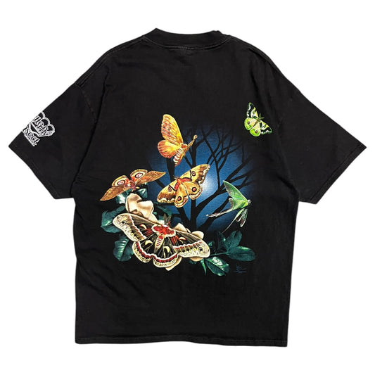 Vintage Butterfly & Insect Center Black Tee