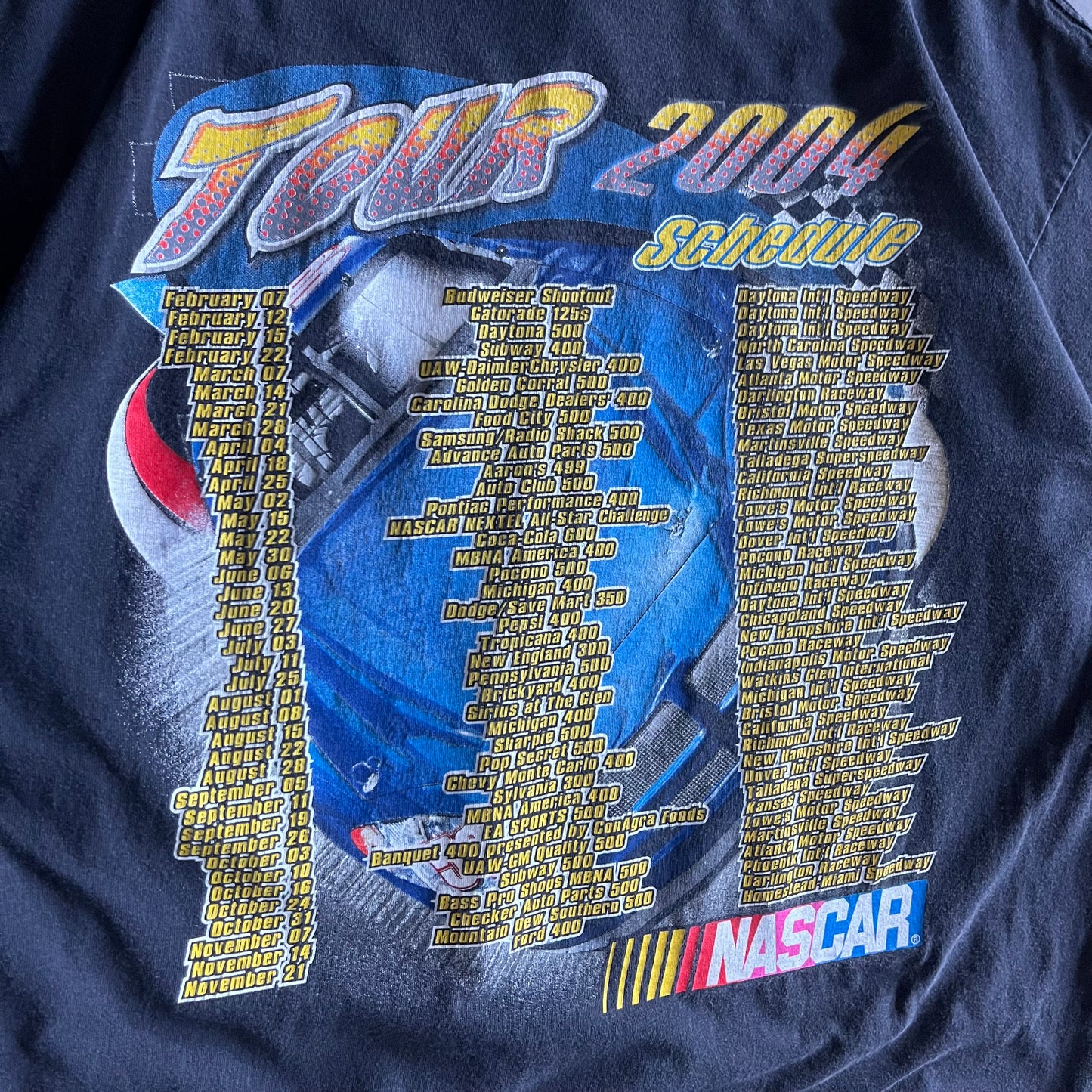 Y2K ‘04 Feel The Thunder Nascar Tee