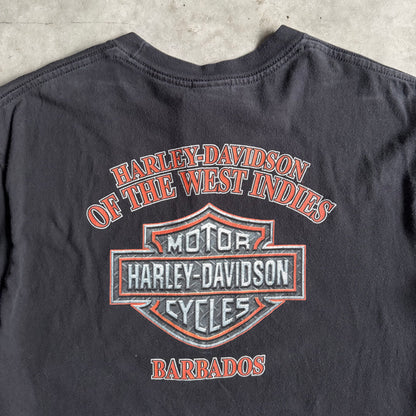 Y2K Harley Davidson Majestic Eagle & Ribbon Tee