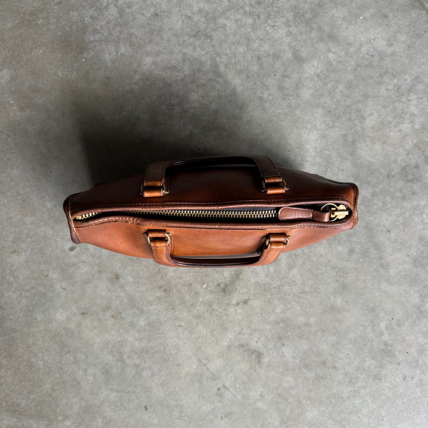 Vintage Coach Bonnie Cashin Slim Satchel British Tan
