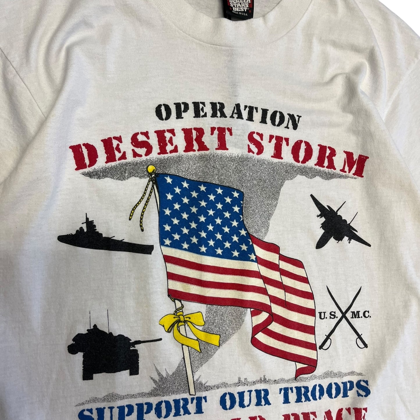 Vintage Desert Storm Support Our Troops T Shirt