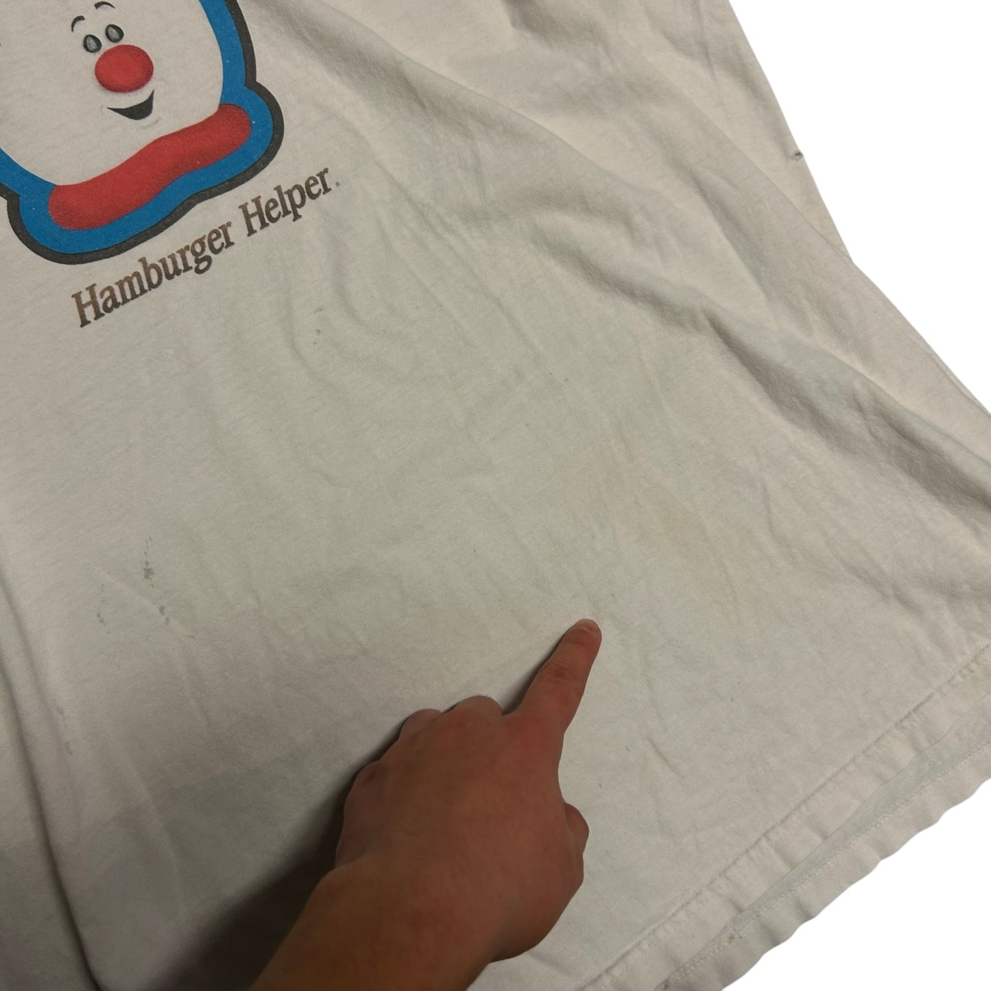 Y2K Hamburger Helper Logo Ringer Tee