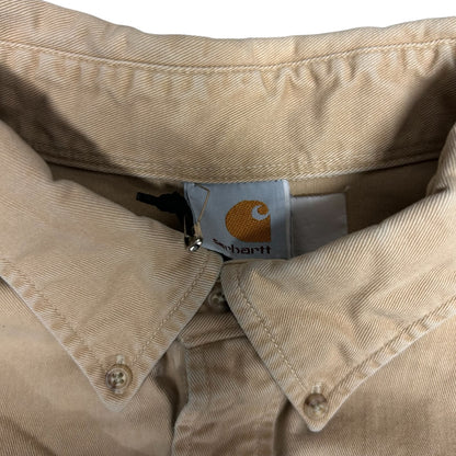 Vintage Carhartt Tan Button Up Chore Shirt