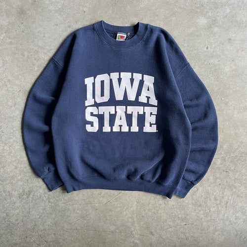Vintage Iowa State Simple Spell Out Sweatshirt