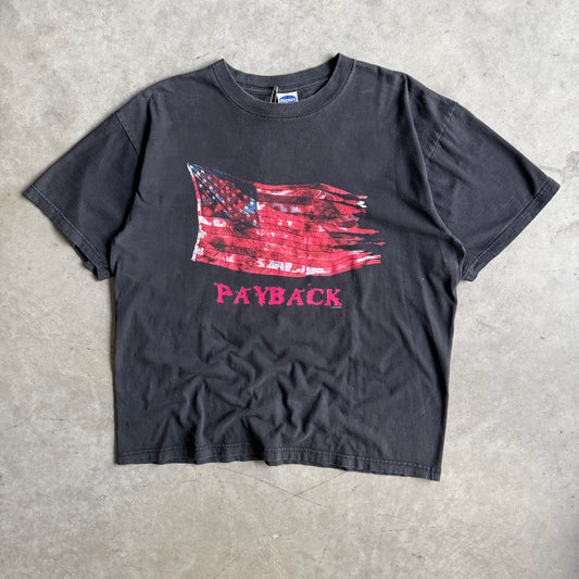 Vintage Slayer ‘Payback’ American Flag T Shirt
