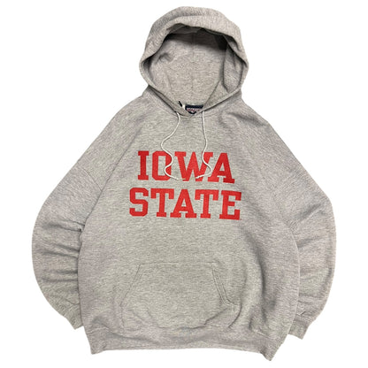 Vintage Jansport Iowa State Cyclones Spell Out Grey Hoodie