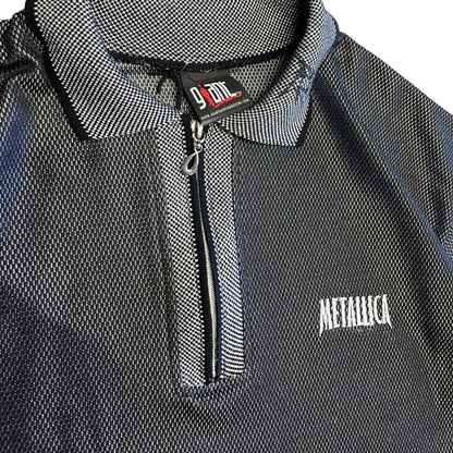 Vintage Metallica 1/4 Zip Polo Shirt