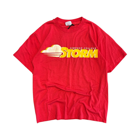 Vintage Simpson College Storm Red Tee