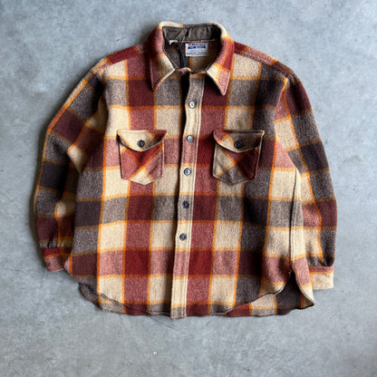 Vintage Amana Orange Woolen Mill Shirt Jacket