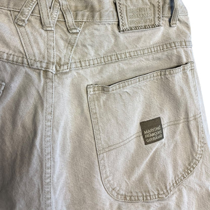 Y2K Blue Marithé + Francois Girbaud Authentic Tan Shorts ￼