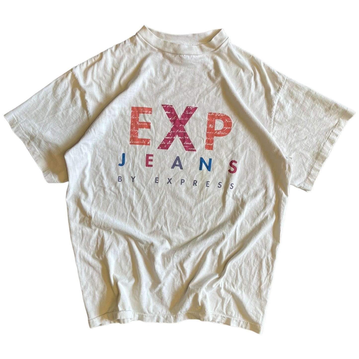 Vintage Express Jeans ‘EXP’ White Tee