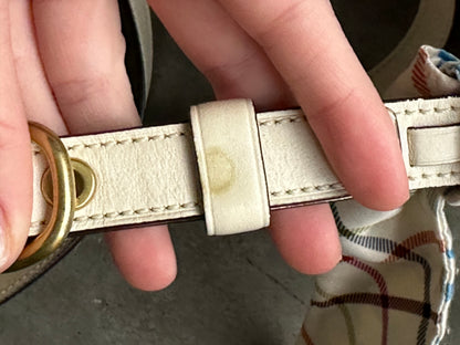 Coach Y2K Signature Mini Shoulder Bag Tan/White