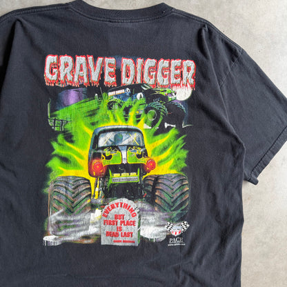 Y2K Monster Jam Grave Digger T Shirt