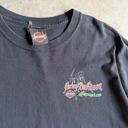 Harley Davidson Jamaica Skeleton Pirate T Shirt